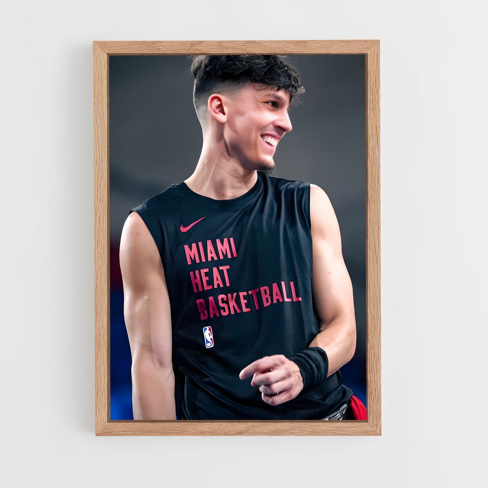 Poster Sourire de Tyler – affiche Basketball (vue 4)